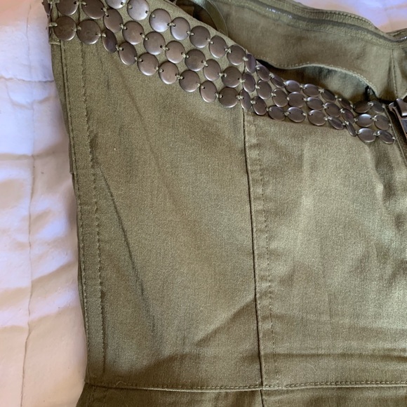 Olive strapless dress - Picture 5 of 5